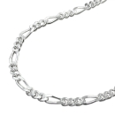 Armband 3mm Figarokette Silber 925 21cm