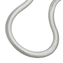 Kette 4mm flache Schlangenkette glnzend Silber 925 42cm