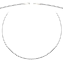 Collier Omegareifen 1,3mm 42cm Bajonett 925 Silber