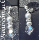 Ohrschmuck Silber CRYSTAL AB WEISS