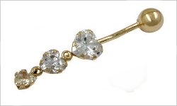 Bauchnabel Piercing GOLD