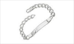 Herren Armbänder Silber