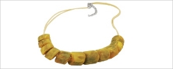 Ketten gelb-orange Modeschmuck