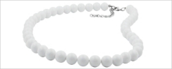 Ketten weiß Modeschmuck