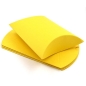 Preview: Fixbox 121x100x37mm Schmuckverpackung sonnen-gelb vorgefalzte Hartpappe