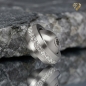 Preview: Wechselschliesse Planet Kugel matt 14mm Ring Zirkonia Edelstahl