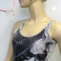 Preview: Kette Anhänger Kunststoff kristall-transparent-matt Kordel rosa 38cm