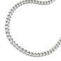 Preview: Kette 3mm Flachpanzerkette diamantiert Silber 925 19cm