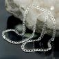 Preview: Kette 4,6mm flache Panzerkette mit Muster Silber 925 55cm
