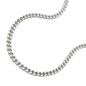 Preview: Kette 1,7mm Flachpanzerkette 2x diamantiert Silber 925 60cm