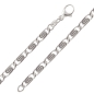 Preview: Kette Collier S-Panzer 4,6mm 925 Silber 50cm