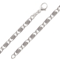 Preview: Kette Collier S-Panzer 4,6mm 925 Silber 50cm