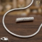 Preview: Kette Schlange 2mm rund Silber 925 45cm