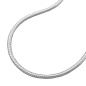 Preview: Kette 1,5mm runde Schlangenkette Silber 925 80cm