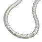 Preview: Armband 6mm flache Schlangenkette glänzend Silber 925 19cm