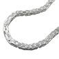 Preview: Armband 5x5mm Königskette vierkant glänzend Silber 925 23cm