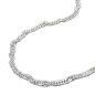 Preview: Collier Singapur diamantiert Silber 925 36cm