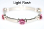 Preview: Armband Stretch Strass mit Stein nach Wahl