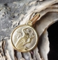 Preview: Anhänger Sternzeichen Jungfrau rund 12mm 8Kt 333 GOLD