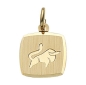 Preview: Anhänger Sternzeichen eckig 11x10mm Stier 8Kt 333 GOLD