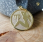 Preview: Anhänger Sternzeichen rund 16mm Jungfrau 8Kt 333 GOLD