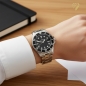 Preview: DUGENA Damen - Herrenuhr schwarz Diver 4460775 Quarz