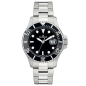 Preview: DUGENA Damen - Herrenuhr schwarz Diver 4460775 Quarz