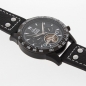 Preview: SELVA Herren Armbanduhr Hector Tachymeter schwarz