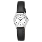 Preview: SELVA Damen Quarz Armbanduhr mit Lederband Zifferblatt weiß Ø 27mm