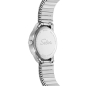 Preview: SELVA Damen Quarz Armbanduhr mit Zugband Zifferblatt weiß Ø 27mm