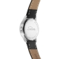 Preview: SELVA Damen Quarz Armbanduhr mit Lederband Zifferblatt schwarz Ø 27mm