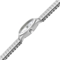 Preview: SELVA Damen Quarz Armbanduhr mit Zugband Zifferblatt silber Ø 27mm