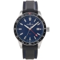 Preview: DUGENA Herrenuhr blau GMT 4461133 Quarz