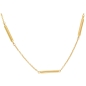 Preview: Collier Rundanker Kette mit Zwischenteilen 12,7mm aus 333 Gold 42+3cm