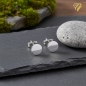 Preview: Ohrstecker runde Platte gravierbar 6mm 925 Silber