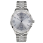 Preview: DUGENA Herrenuhr Big Date silber 4461181 Quarz