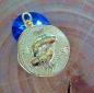 Preview: Anhänger Sternzeichen Relief rund 18mm Fische 8Kt 333 GOLD