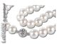 Preview: Collier Perlenkette weiss 10mm