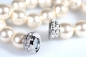 Preview: Collier Perlenkette weiss 14mm