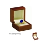 Preview: Siegelring ovale Platte Lapis Lazuli 10,5x9mm 750 Gold