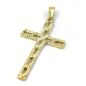 Preview: Anhänger, Kreuz diamantiert, 9Kt GOLD