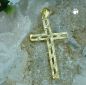 Preview: Anhänger, Kreuz diamantiert, 9Kt GOLD