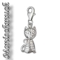 Preview: Einhänger Charm 925/- Silber Katze