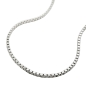 Preview: Collier Kette 1,2mm Venezianer 42cm Silber 925