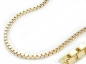 Preview: Collier Venezianerkette 38cm 1mm 14Kt 585 GOLD