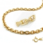 Preview: Collier Anker flach 45cm 1,5mm 14Kt 585 GOLD