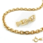 Preview: Collier Anker flach 55cm 1,5mm 14Kt 585 GOLD