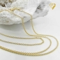 Preview: Collier Anker rund 1,1mm 14Kt 585 GOLD 40cm