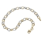 Preview: Armband 5mm Ankerkette schräg oval 9Kt GOLD 19cm