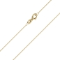 Preview: Kette Collier 0,7mm dünne Ankerkette 14Kt 585 GOLD 45cm